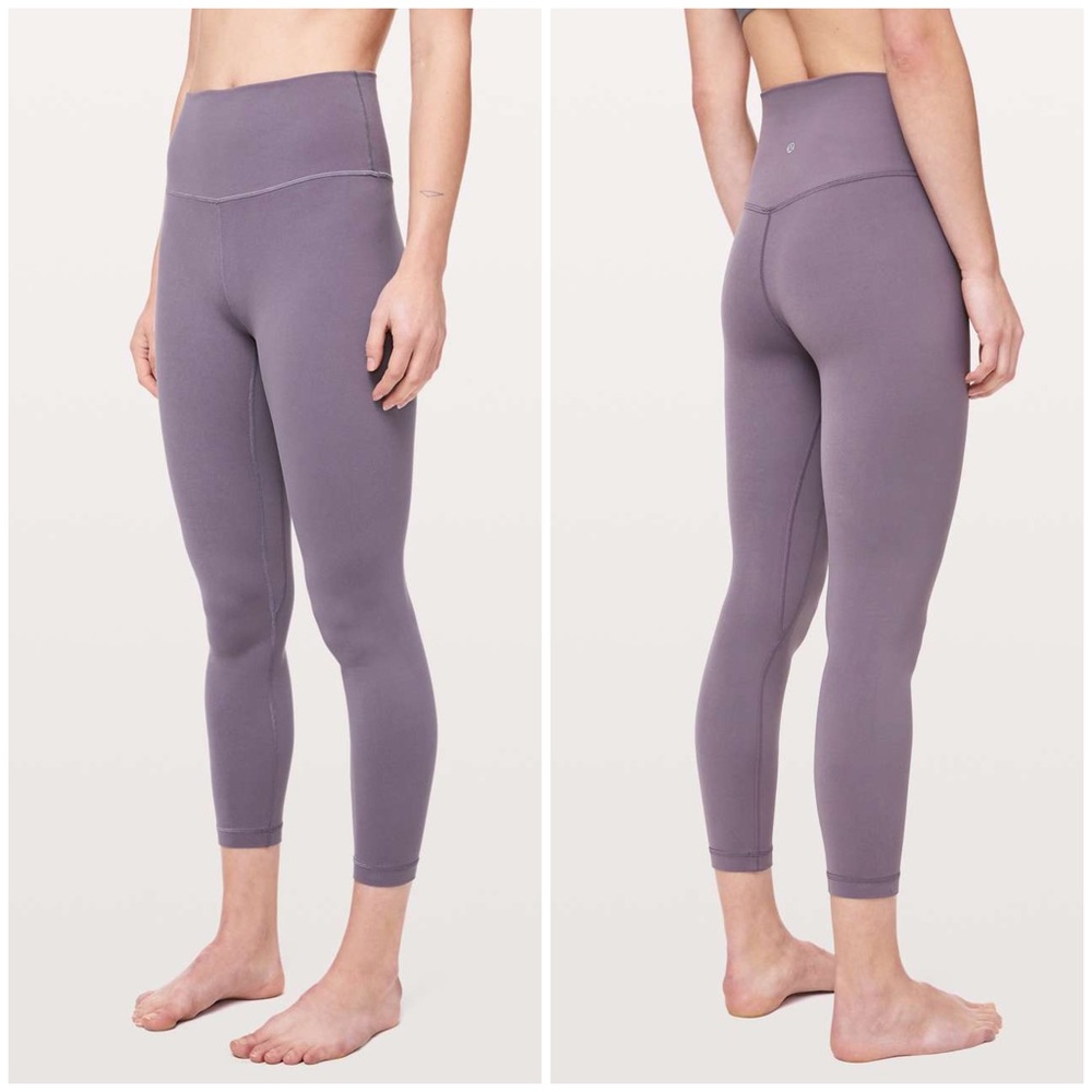 Lululemon Align Pant II 25" Graphite Purple - Size 2